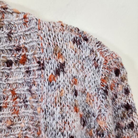 Maurices‎ multi color knit oversized open front cardigan sweater womans size L - Picture 5 of 9